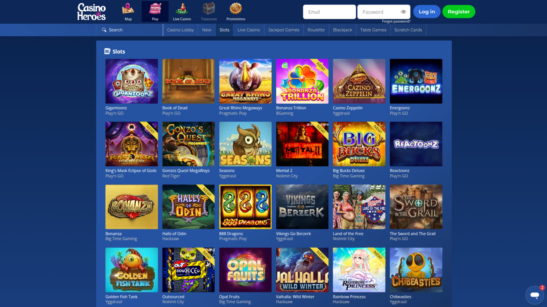 Casino Heroes Desktop Game Developers