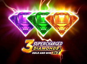 3 Supercharged Diamonds Hold and Win 3x3